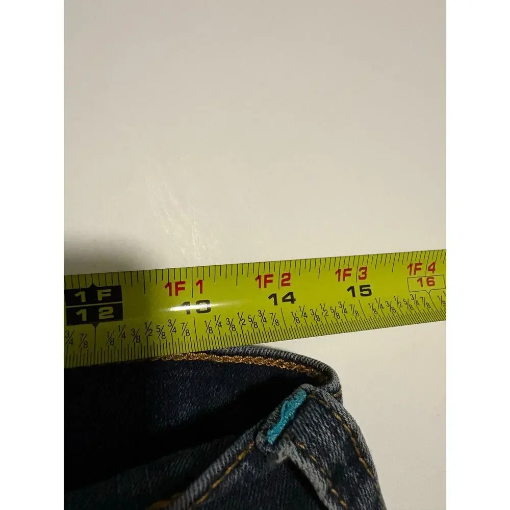 True Religion Ricky Relaxed Straight Jeans Men’s 28 Dark Wash Flap Pocket